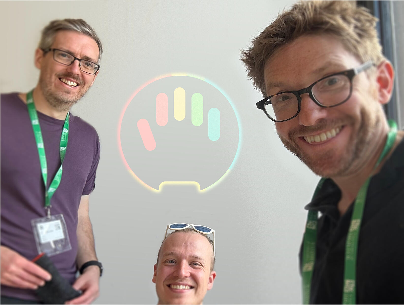 The 5of12 team at a creative technology event.
